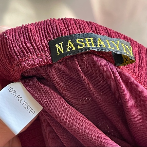 Chiffon Elastic High Waisted A-Line Flared Maxi Skirt 3XL - Picture 6 of 9